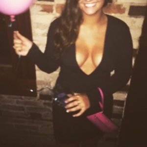 Plunging Little Black Dress